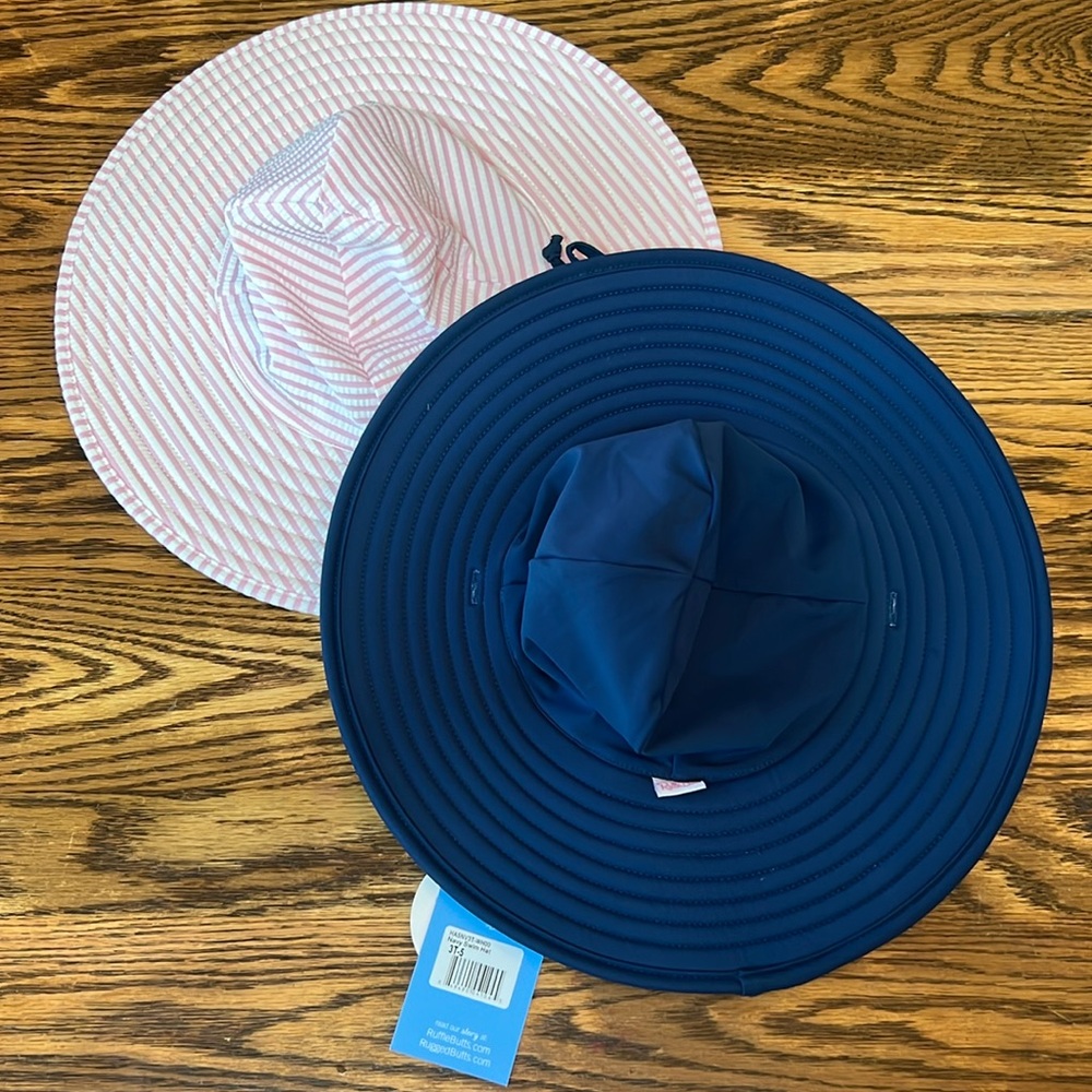 NWT RuffleButts Swim Hats